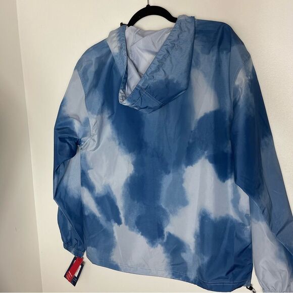 🔥 NWT Champion Packable Stadium windbreaker Jacket – Sky & Cloud dye -Men Small - Picture 3 of 14